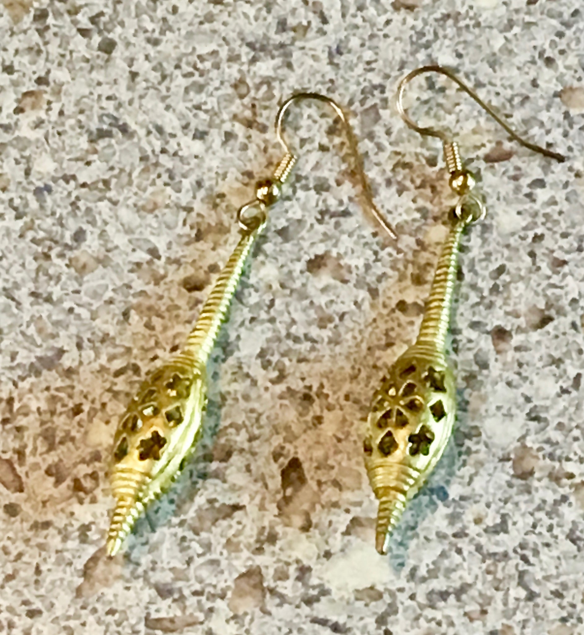 Turkish Spikes in Brass Earrings